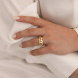 14k Gold | Bold Wave Ring