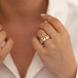 14k Gold | Bold Wave Ring