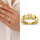 14k Gold | Curled Ring