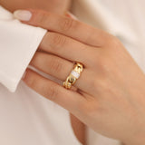 14k Gold | Curled Ring