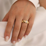 14k Gold | Curled Ring