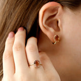 14k Gold | Diaspore Dangle Earrings