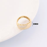 14k Gold | Chunky Curved Dome Ring