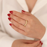 14k Gold | Beaded Ring