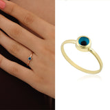 14k Gold | Evil Eye Ring