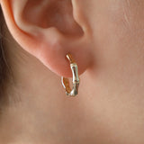 14k Gold | Huggie Circle Earrings