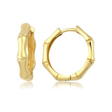 14k Gold | Huggie Circle Earrings