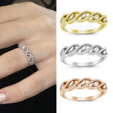 14k Gold | Swirl Baguette Diamond Statement Ring