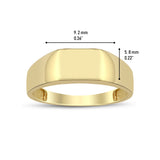 14k Gold | Bold Initial Ring