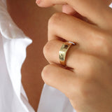 14k Gold | Bold Initial Ring