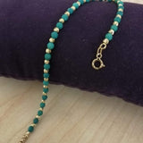 14k Gold | Turquoise & Gold Beaded Bracelet