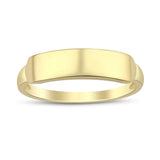 14k Gold | Engravable Band Ring