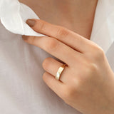 14k Gold | Engravable Band Ring