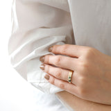 14k Gold | Engravable Band Ring