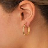 14k Gold | Spotted Hoop Earrings