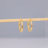 14k Gold | Spotted Hoop Earrings