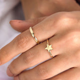 14k Gold | Twist Band Ring