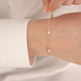 14k Gold | White Opal Bracelet