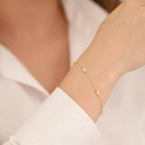 14k Gold | White Opal Bracelet