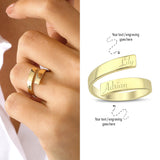 14k Gold | Personalized Band Ring