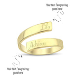 14k Gold | Personalized Band Ring