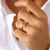 14k Gold | Personalized Band Ring