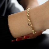 14k Gold | Rolo Bracelet with Lobster Clasp | 3mm - 8mm