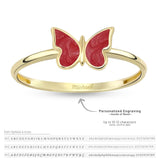 14k Gold | Butterfly Ring