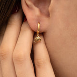 14k Gold | Elephant Drop Dangle Earrings