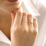 14k Gold | Engravable Heart Ring