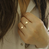 14k Gold | Initial Heart Ring