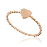 14k Gold | Initial Heart Ring