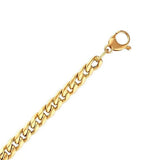 14k Gold | Personalized Cuban Chain Bracelet with Letter