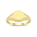 14k Gold | Chunky Initial Ring