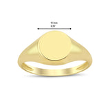 14k Gold | Chunky Initial Ring