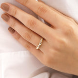 14k Gold | Twisted Rope Wavy Ring