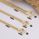 14k Gold | Vienna Chain Bracelet with Sailor Clasp