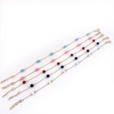 14k Gold | Coral - Opal - Lapis Bracelet