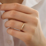 14k Gold | Twist Bagel Ring