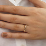 14k Gold | Twist Bagel Ring