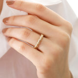 14k Gold | Loop Texture Ring