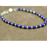 14k Gold | Lapis Lazuli & Gold Beaded Bracelet