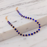 14k Gold | Lapis Lazuli & Gold Beaded Bracelet