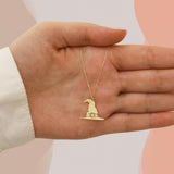 14k Gold | Minimalist Ghost Necklace