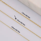 10k Gold | 1.05mm Cable Chain Extender