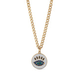 14k Gold | Chain Evil Eye Necklace