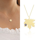 14k Gold | Maple Leaf Necklace