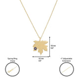 14k Gold | Maple Leaf Necklace