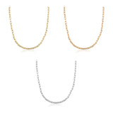 14k Gold | Curved Paperclip Chain Necklace