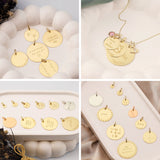 14k Gold | Personalized Round Disc - Circle Medal Necklace